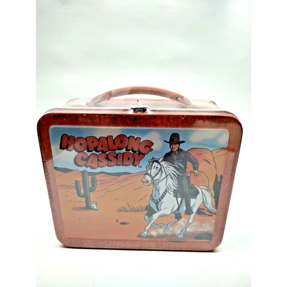 Vintage 1999 Hopalong Cassidy Hallmark Lunch Box New sealed in Plastic 6" x 5"